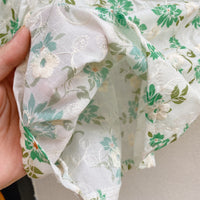 Load image into Gallery viewer, 2 Pieces Set Baby Kid Girls Flower Print Tops And Solid Color Skirts Wholesale 220524249
