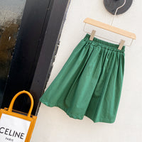 Load image into Gallery viewer, 2 Pieces Set Baby Kid Girls Flower Print Tops And Solid Color Skirts Wholesale 220524249
