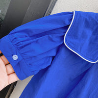 Load image into Gallery viewer, 2 Pieces Set Baby Kid Girls Embroidered Tops And Checked Pants Wholesale 220524255
