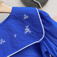 Load image into Gallery viewer, 2 Pieces Set Baby Kid Girls Embroidered Tops And Checked Pants Wholesale 220524255
