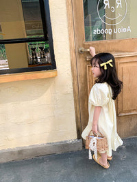 Load image into Gallery viewer, Baby Kid Girls Solid Color Dresses Wholesale 220524257
