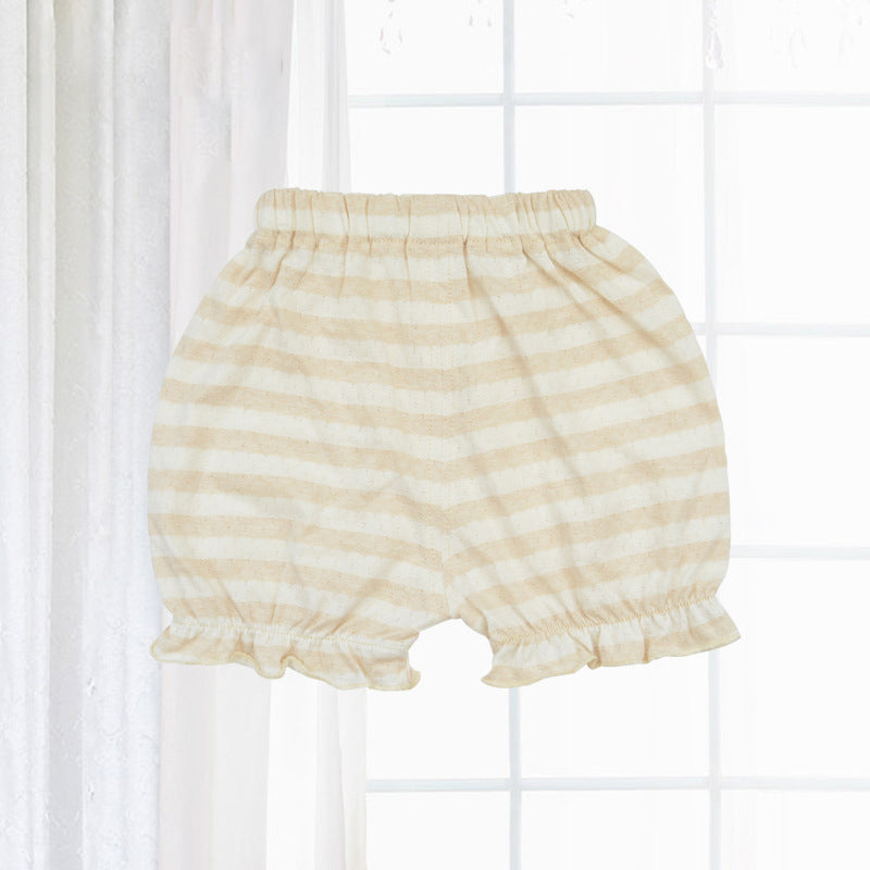 Baby Unisex Striped Shorts Wholesale 22052426