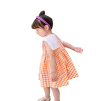 Load image into Gallery viewer, Baby Kid Girls Checked Dresses Wholesale 220524261
