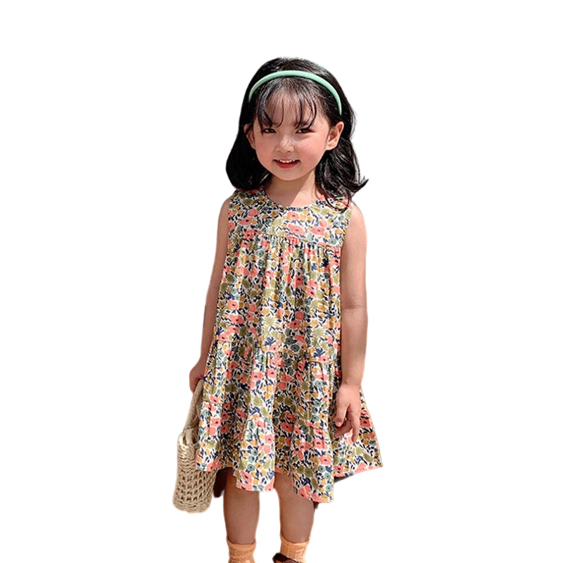 Baby Kid Girls Flower Dresses Wholesale 220524268