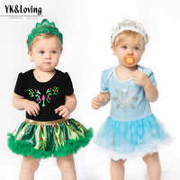 Load image into Gallery viewer, Baby Girls Embroidered Dresses And Accessories Headwear Wholesale 22052428
