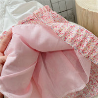 Load image into Gallery viewer, 2 Pieces Set Kid Girls Letters Bow Print Tops And Flower Skirts Wholesale 220524289
