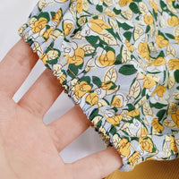 Load image into Gallery viewer, 2 Pieces Set Kid Girls Flower Print Tops And Solid Color Pants Wholesale 220524290
