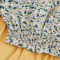 Load image into Gallery viewer, 2 Pieces Set Kid Girls Flower Print Tops And Solid Color Pants Wholesale 220524290
