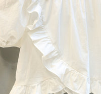 Load image into Gallery viewer, 2 Pieces Set Kid Girls Solid Color Blouses And Lace Shorts Wholesale 220524295
