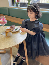 Load image into Gallery viewer, Baby Kid Girls Solid Color Dresses Wholesale 220524299
