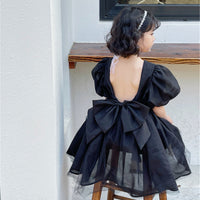 Load image into Gallery viewer, Baby Kid Girls Solid Color Dresses Wholesale 220524299
