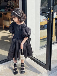 Load image into Gallery viewer, Baby Kid Girls Solid Color Dresses Wholesale 220524299
