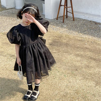 Load image into Gallery viewer, Baby Kid Girls Solid Color Dresses Wholesale 220524299
