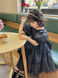 Load image into Gallery viewer, Baby Kid Girls Solid Color Dresses Wholesale 220524299
