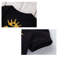 Load image into Gallery viewer, 2 Pieces Set Baby Girls Letters Print Rompers And Solid Color Skirts Wholesale 22052431
