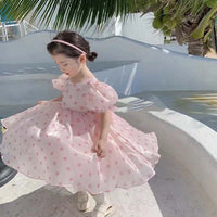 Load image into Gallery viewer, Baby Kid Girls Polka dots Print Dresses Wholesale 220524314

