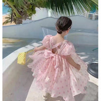 Load image into Gallery viewer, Baby Kid Girls Polka dots Print Dresses Wholesale 220524314
