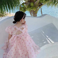 Load image into Gallery viewer, Baby Kid Girls Polka dots Print Dresses Wholesale 220524314
