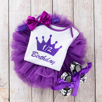 Load image into Gallery viewer, 2 Pieces Set Baby Girls Letters Rompers And Solid Color Skirts Wholesale 22052432
