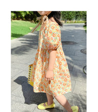 Load image into Gallery viewer, Baby Kid Girls Fruit Print Dresses Wholesale 220524395
