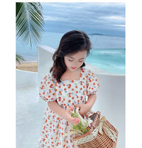 Load image into Gallery viewer, Baby Kid Girls Fruit Print Dresses Wholesale 220524395
