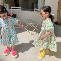 Load image into Gallery viewer, Baby Kid Girls Flower Print Dresses Wholesale 220524424
