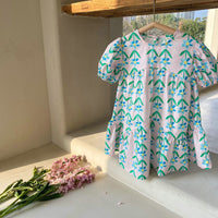 Load image into Gallery viewer, Baby Kid Girls Flower Print Dresses Wholesale 220524424
