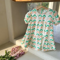 Load image into Gallery viewer, Baby Kid Girls Flower Print Dresses Wholesale 220524424
