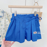 Load image into Gallery viewer, 2 Pieces Set Baby Kid Girls Flower Print Shirts And Solid Color Shorts Wholesale 220524448
