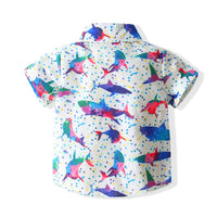 Load image into Gallery viewer, Baby Kid Boys Animals Print Shirts Wholesale 22052450
