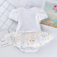 Load image into Gallery viewer, Baby Girls Letters Star Rompers Wholesale 22052451
