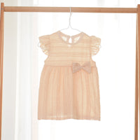 Load image into Gallery viewer, Baby Girls Solid Color Bow Dresses Wholesale 22052454
