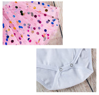 Load image into Gallery viewer, 3 Pieces Set Baby Girls Birthday Letters Print Rompers And Bow Skirts And Headwear Wholesale 22052469
