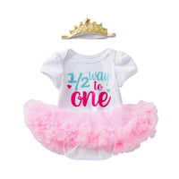 Load image into Gallery viewer, Baby Girls Letters Birthday Rompers Wholesale 22052477
