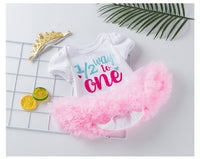Load image into Gallery viewer, Baby Girls Letters Birthday Rompers Wholesale 22052477
