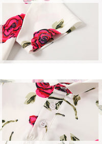 Load image into Gallery viewer, Baby Kid Boys Flower Print Polo Shirts Wholesale 22052482
