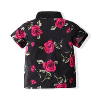 Load image into Gallery viewer, Baby Kid Boys Flower Print Polo Shirts Wholesale 22052482
