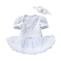 Load image into Gallery viewer, Baby Girls Flower Lace Dresses Accessories Headwear Wholesale 22052494
