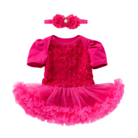 Load image into Gallery viewer, Baby Girls Flower Lace Dresses Accessories Headwear Wholesale 22052494
