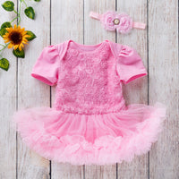 Load image into Gallery viewer, Baby Girls Flower Lace Dresses Accessories Headwear Wholesale 22052494
