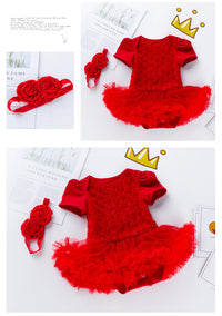 Load image into Gallery viewer, Baby Girls Flower Lace Dresses Accessories Headwear Wholesale 22052494
