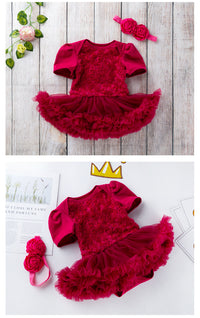 Load image into Gallery viewer, Baby Girls Flower Lace Dresses Accessories Headwear Wholesale 22052494
