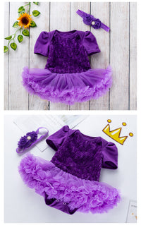 Load image into Gallery viewer, Baby Girls Flower Lace Dresses Accessories Headwear Wholesale 22052494
