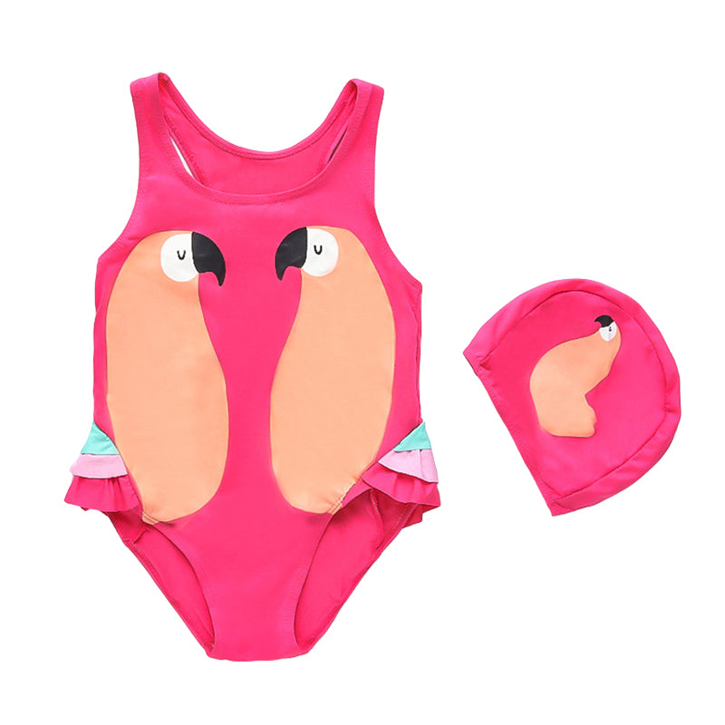 Baby Kid Girls Cartoon Sports Swimwears Wholesale 22052601
