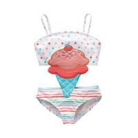 Load image into Gallery viewer, Baby Kid Girls Cartoon Sports Swimwears Wholesale 22052602
