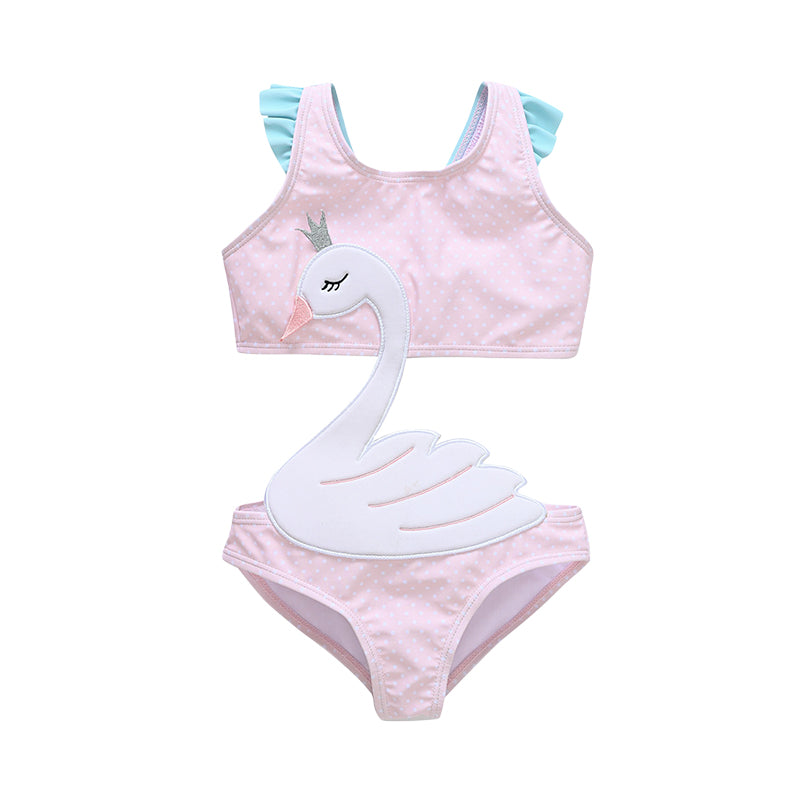 Baby Kid Girls Cartoon Sports Swimwears Wholesale 22052602