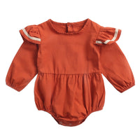 Load image into Gallery viewer, Baby Kid Girls Solid Color Rompers Wholesale 22052603
