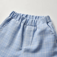 Load image into Gallery viewer, 3 Pieces Set Baby Kid Boys Dressy Solid Color Shirts Checked Vests Waistcoats And Pants Wholesale 220526100
