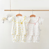 Load image into Gallery viewer, 2 Pieces Set Baby Girls Print T-Shirts And Shorts Wholesale 220526108
