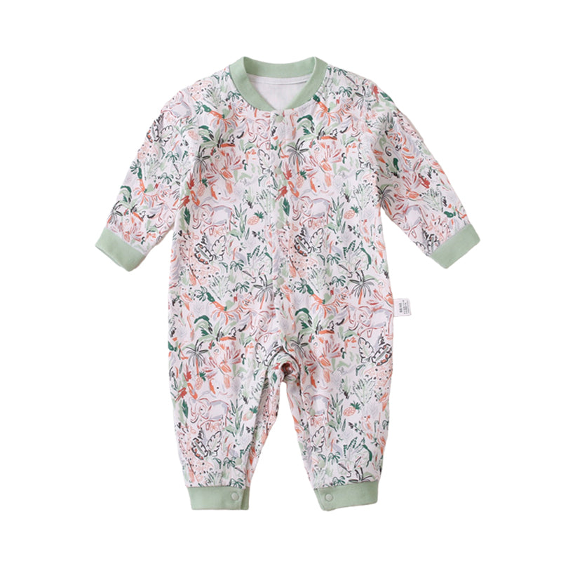 Baby Unisex Print Jumpsuits Wholesale 220526117